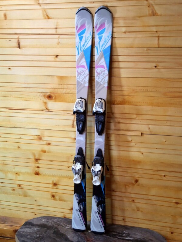 LYŽE NORDICA LITTLE BELLE WHITE 130CM